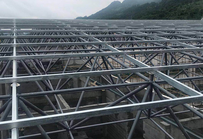 西青学校艺体楼网架
